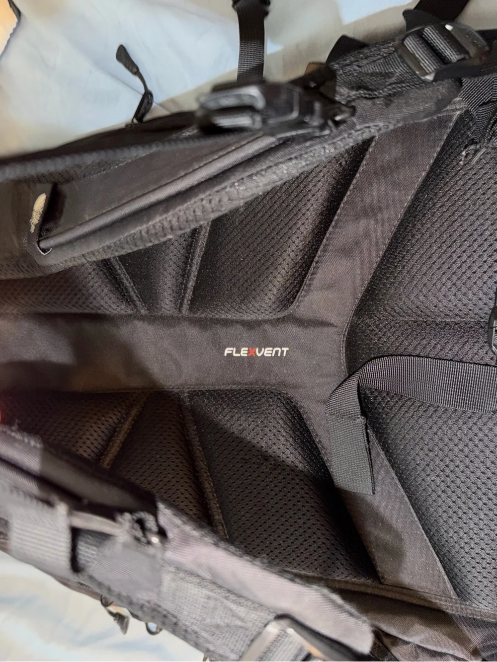 The North Face Borealis Laptop Backpack Black w/ Mint Green Bungee